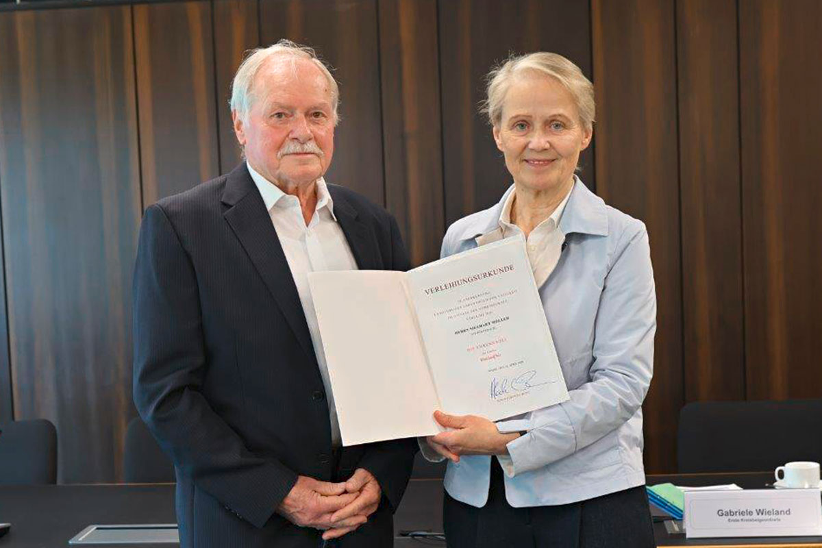 Ehrennadel des Landes Rheinland-Pfalz für Sieghart Möller